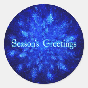 Adesivo Redondo Snowburst