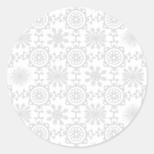 Adesivo Redondo Snowfill pálido