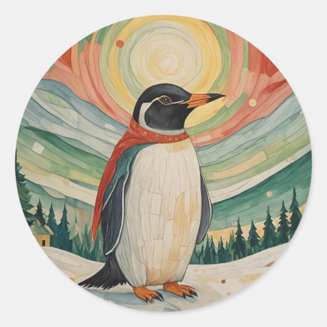 Adesivo Redondo Snowflake Soirée (Frente)