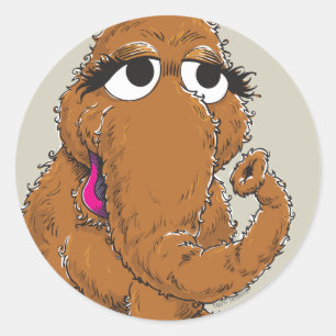 Adesivo Redondo Snuffy Vintage