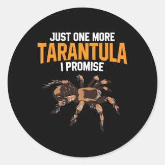 Adesivo Redondo Só Mais Uma Tarantula Que Prometo Aranha