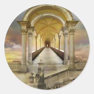 Adesivo Redondo Soar nos céus