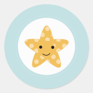 Adesivo Redondo {sob o mar}