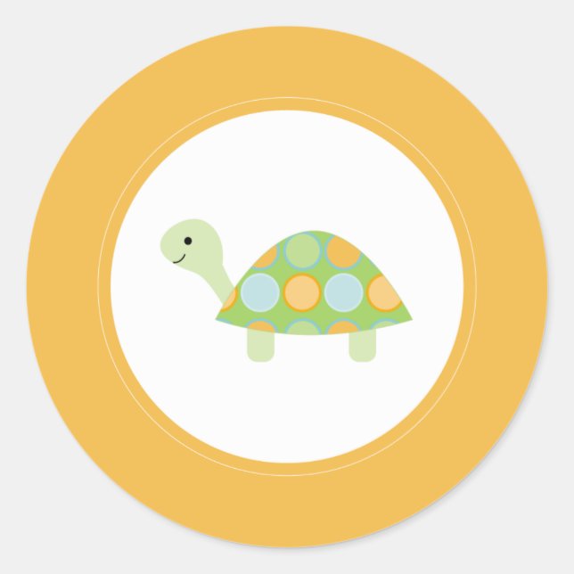 Adesivo Redondo {sob o mar} (Frente)