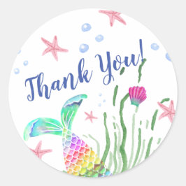 Adesivo Redondo Sob O Nome Personalizado Do Mar