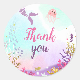 Adesivo Redondo Sob o rosa do chapéu de coco do cupcake da