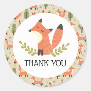 Adesivo Redondo Sobre o rio e através da floresta