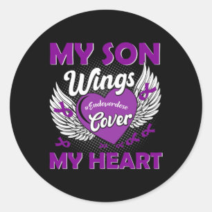 Adesivo Redondo Sobredosagem Medicamentosa Sensibilização Roxos Pr