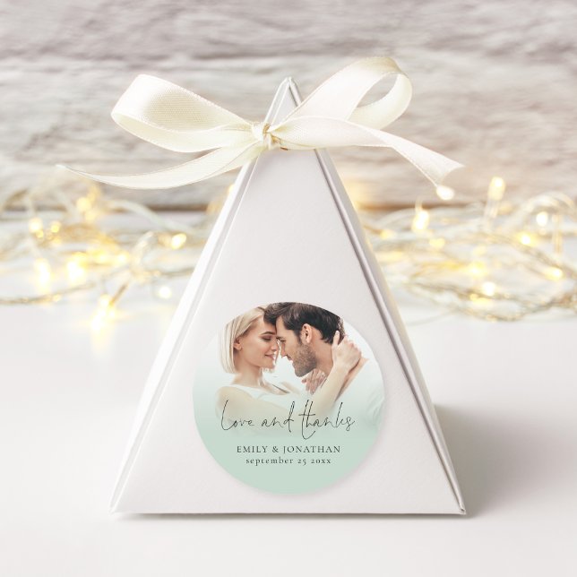 Adesivo Redondo Sobreposição de Foto Amor Agradecimento Rota de Ca (Criador carregado)