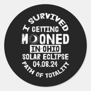 Adesivo Redondo Sobrevivência A Ser Louvada Em Ohio Apri Eclipse S