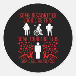 Adesivo Redondo Sobrevivência De Sensibilização De Células Falsifo