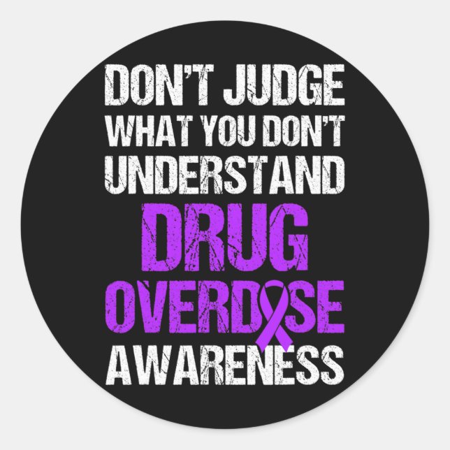 Adesivo Redondo Sobrevivência do Guerreiro de Sensibilização por S (Frente)