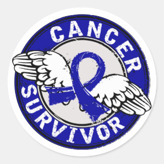 Adesivo Redondo Sobrevivente 14 Cancer Colon