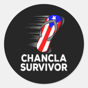 Adesivo Redondo Sobrevivente de Chancla