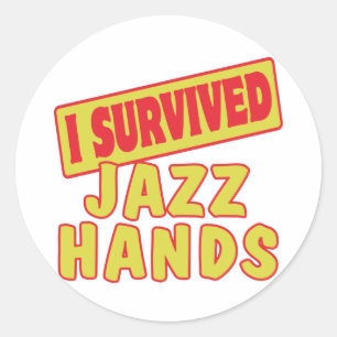 ADESIVO REDONDO SOBREVIVI ÀS MÃOS DE JAZZ