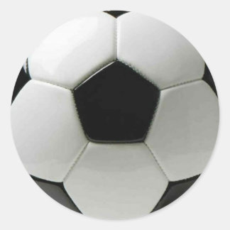 Adesivo Redondo Soccer Ball Sticker