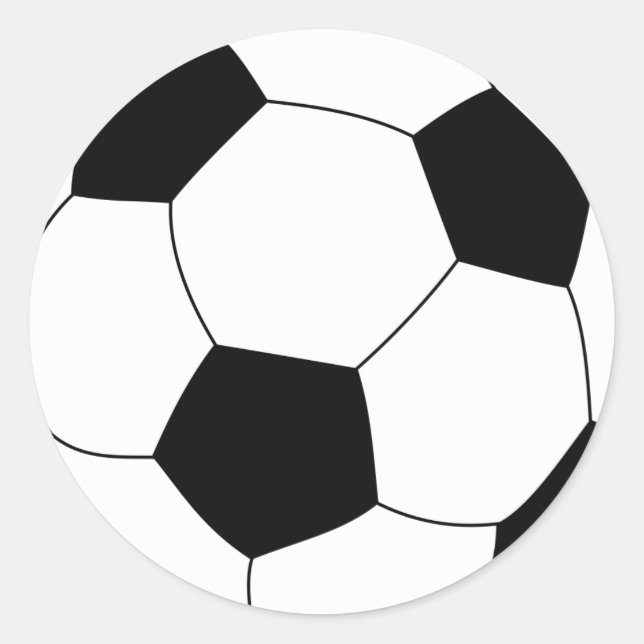 Adesivo Redondo Soccer Ball Sticker (Frente)
