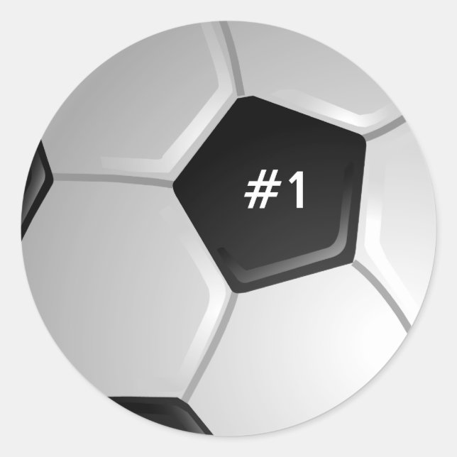 Adesivo Redondo Soccer Ball Sticker (Frente)
