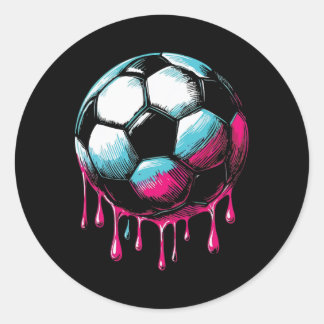 Adesivo Redondo Soccer Byll Drip 