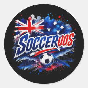 Adesivo Redondo Socceroos - Apodo del equipo nacional australiano