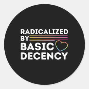 Adesivo Redondo Social-Democracia Engraçada Radicalizada Por Decis