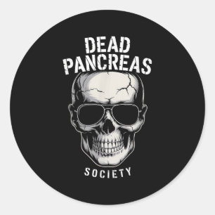 Adesivo Redondo Sociedade Pancreias mortos Sensibiliza Diabetes Pa