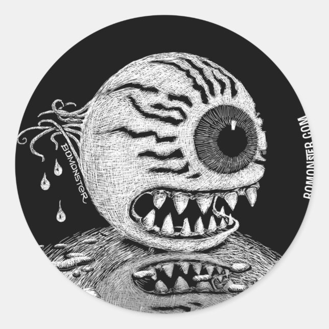 Adesivo Redondo Socketman Sticker (Frente)