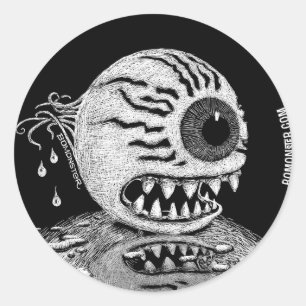 Adesivo Redondo Socketman Sticker