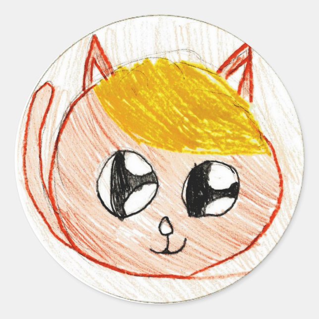 Adesivo Redondo Sofia H: Round Sticker (Frente)