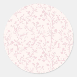 Adesivo Redondo Soft Meadow Blush Rosa - Neutro