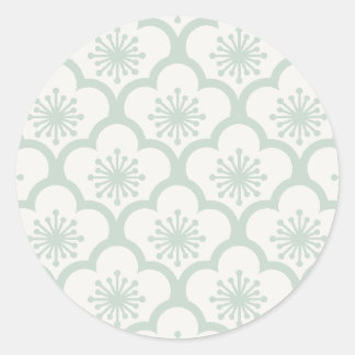 Adesivo Redondo Soft Sakura Muted Sage - Neutro