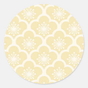 Adesivo Redondo Soft Sakura Neutro - Creme de Manteiga