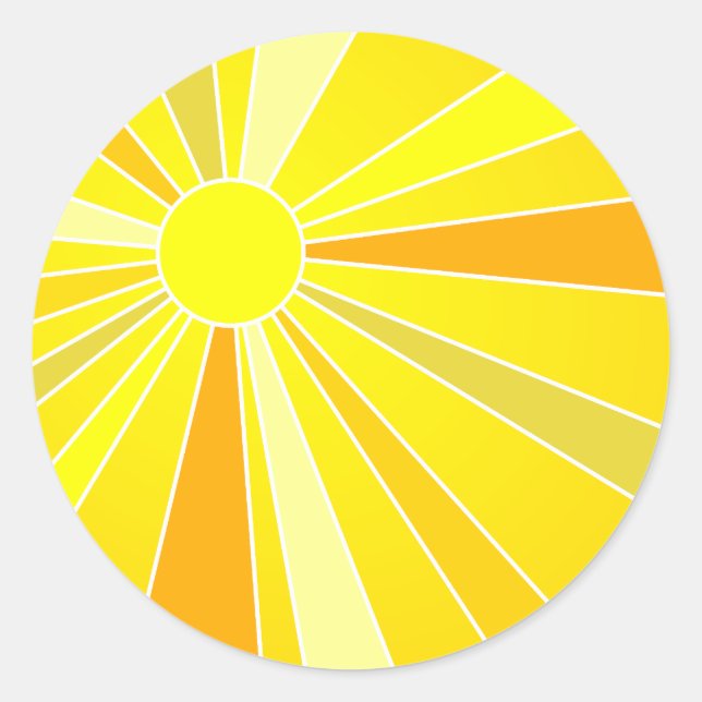 Adesivo Redondo Sol (Frente)