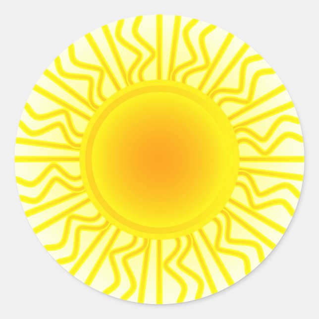 Adesivo Redondo Sol (Frente)