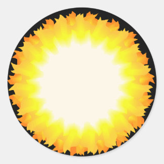 Adesivo Redondo Sol