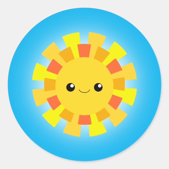 Adesivo Redondo Sol (Frente)