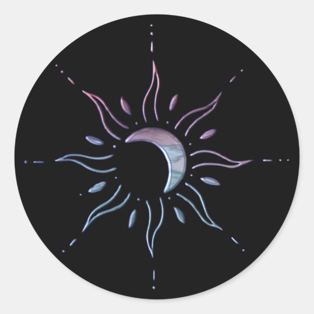 Adesivo Redondo Sol 1 (Frente)