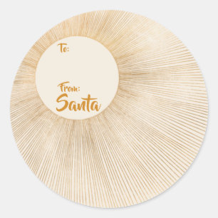 Adesivo Redondo Sol, Astrologico, Dourado, Raios Sol, A