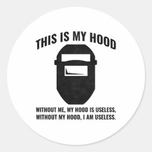 Adesivo Redondo Soldador Soldadura de metal ferragem Engraçado