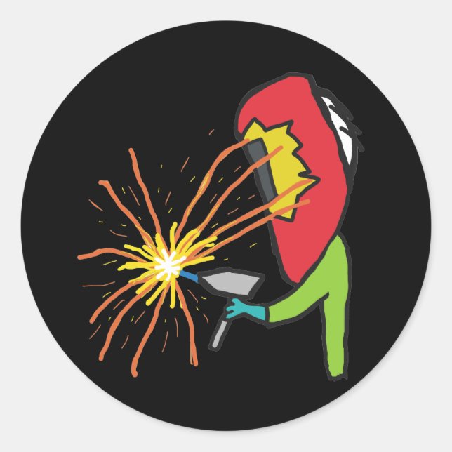 Adesivo Redondo Soldadura (Frente)