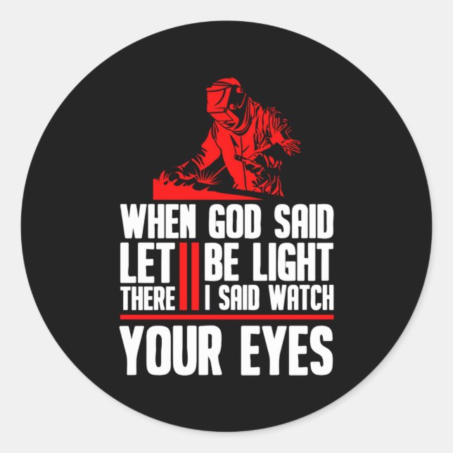 Adesivo Redondo Soldadura Soldadura de Malha Metálica (Frente)