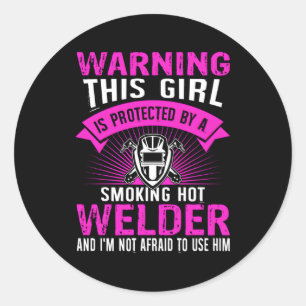 Adesivo Redondo Solder Welder Amigo