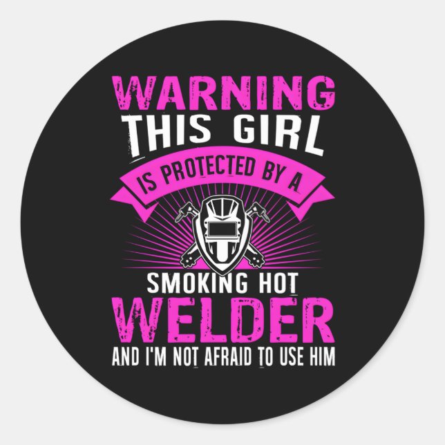 Adesivo Redondo Solder Welder Amigo (Frente)