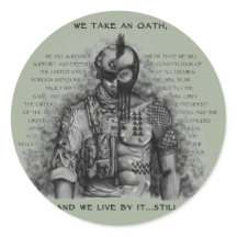 Soldier Warrior - Oath Customize Background Color