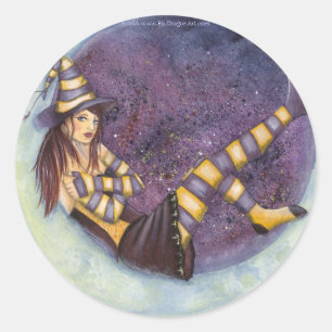 Adesivo Redondo Solitário Satélite