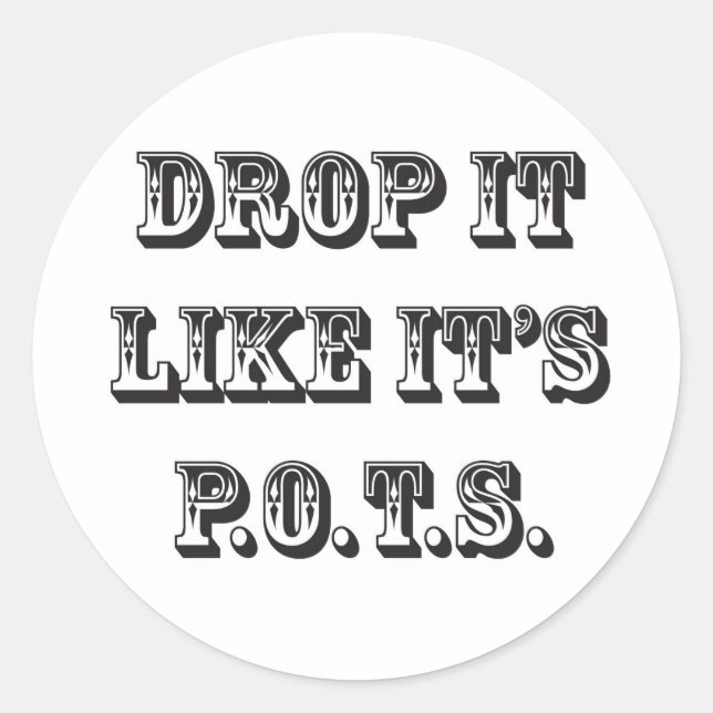 Adesivo Redondo solte-o como seus potes (Frente)