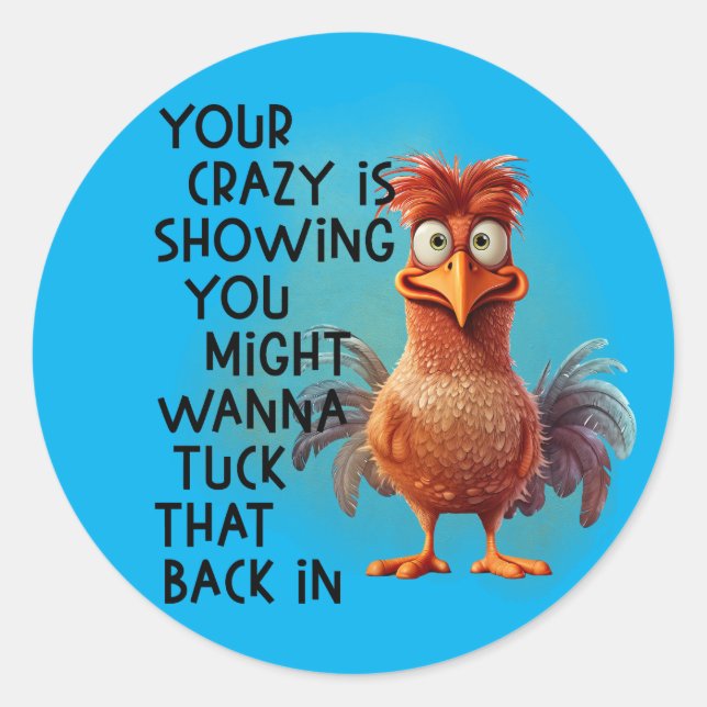 Adesivo Redondo Solte Seu Quirk: A Saga Louca (Frente)