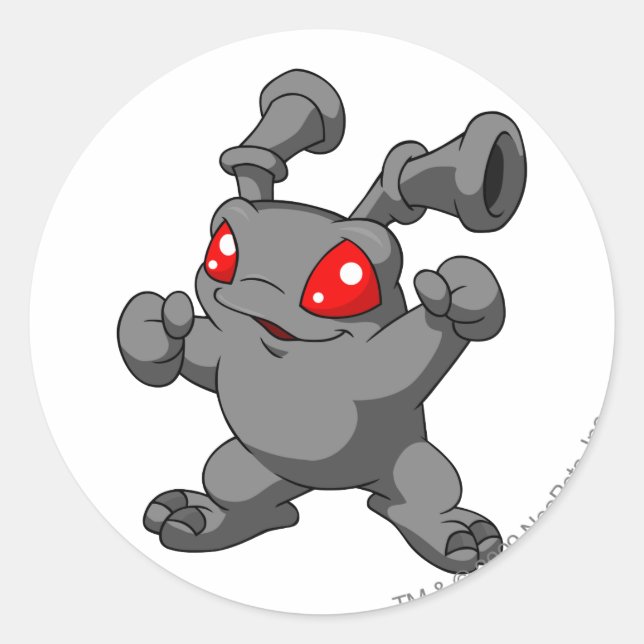 Adesivo Redondo Sombra de Grundo (Frente)