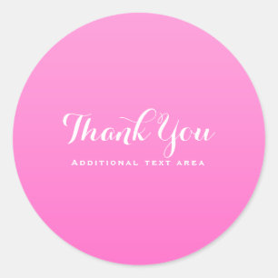 Adesivo Redondo Sombra do Simples Minimalismo Rosa Personalizado M