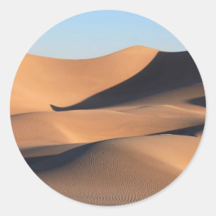 Adesivo Redondo Sombras surpreendentes do deserto